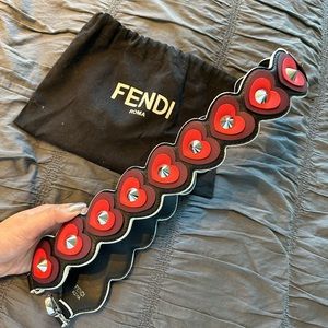 Fendi heart bag shoulder strap